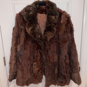 Vintage Rabbit fur coat